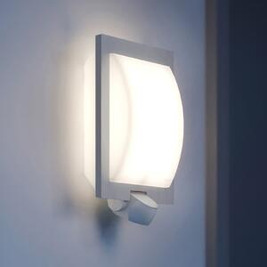 STEINEL L 20 S Външна лампа за стена с датчик, неръждаема стомана, Металик, Метал, Модерен