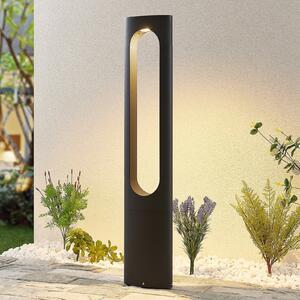 Lucande LED осветление за пътеки Fenti, 90 cm, антрацит, алуминий, Черен, Метал, Модерен