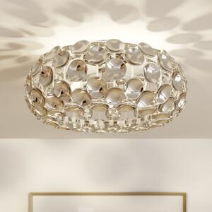 Lindby Таванна лампа Reza, Ø 48 cm, цвят хром, E14, Затъмняване, Металик, Коридор, Пластмаса, Модерен