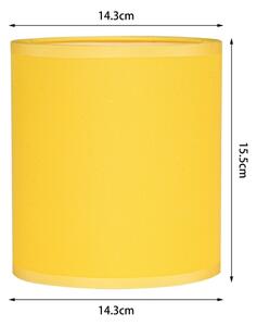 Brilagi-LED Гъвкава стенна лампа NUBILA 1xE27/25W/230V + LED/3W месинг/жълта
