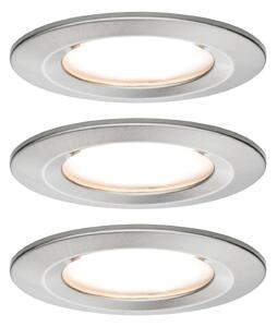 Paulmann LED прожектор за вграждане Nova Coin 3 iron round dimmable