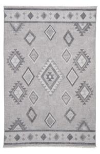 Сива пътека със смес от памук подходяща за пране 60x170 cm Whisper – Think Rugs