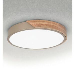 BRILAGI - LED таванно осветително тяло PILANA LED/24W/230V дъб/бежово Ø 30 см