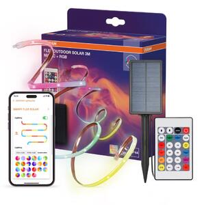 Osram - LED RGB димируема соларна лента FLEX MAGIC 3m LED/1,2W/3,7V 2000 mAh IP44 +ДУ
