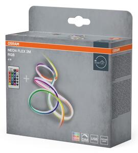 Osram - LED RGB димируема лента NEON FLEX 2m LED/4W/5V + дистанционно управление