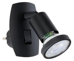 Eglo 300911 - LED осветително тяло за контакт PARRINI 1xGU10/4,5W/230V черно