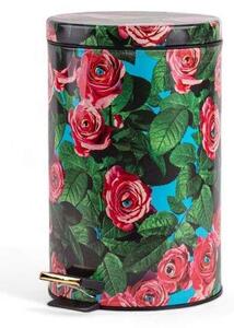 Seletti - Roses Toiletpaper Home Dustbin Ø25xH39,5 Multicolor Seletti