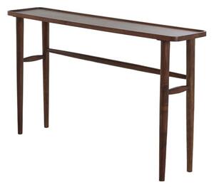 Кафява конзолна маса от масивна акация 30x140 cm Qiano – Light & Living
