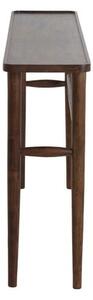 Кафява конзолна маса от масивна акация 30x140 cm Qiano – Light & Living