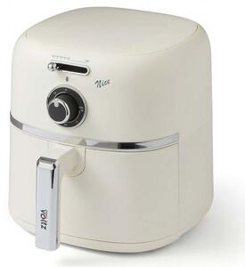 Фритюрник с горещ въздух Oliver Voltz Nice OV51980PR, 1500W, 4.2 л, 60-200°C, Таймер 60 мин, Незалепващо покритие, Кремав
