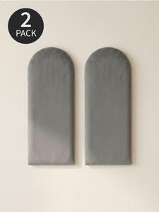 Sinsay - Тапицирани стенни панели 2 pack - тъмносиво