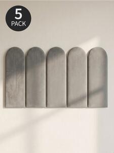Sinsay - Тапицирани стенни панели 5 pack - Светло сиво