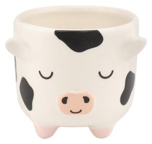 Керамично покритие за кашпа ø 7,5 cm Cow – Sass & Belle