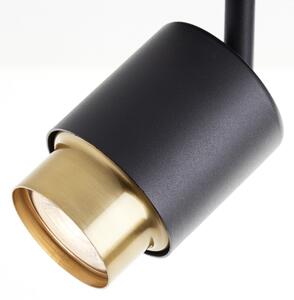 Brilliant - LED осветително тяло COVELO 2xGU10/5W/230V черно/златисто