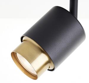 Brilliant - LED точково осветително тяло COVELO 3xGU10/5W/230V черно/златно