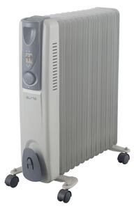Маслен радиатор Elite EOH-11250, 2500W, 3 степени, Термостат, 11 ребра, Бял