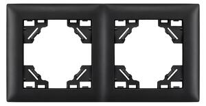 Двойна рамка за контакти OSTE JNH014-2F Black