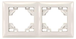 Двойна рамка за контакти OSTE JNH014-2F Beige