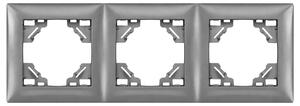 Тройна рамка за контакти OSTE JNH015-3F Grey