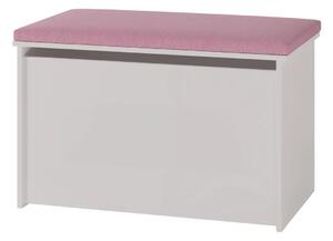 Детски шкаф Daria с мека седалка (pink)