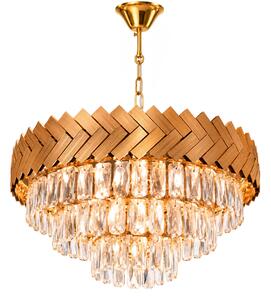 Висяща Кристална Лампа APP1942-3CP 50cm Gold