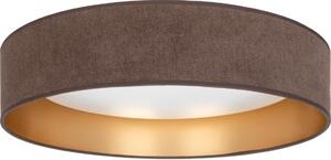 Brilagi-LED Таванно осветително тяло VELVET SIMPLE LED/24W/230V 3000K Ø 45 см кафяво/златно