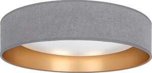 Brilagi-LED Таванно осветително тяло VELVET SIMPLE LED/24W/230V 3000K Ø 45 см сив/златист