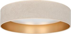 Brilagi-LED димируемо осветително тяло VELVET SM. VARI 24W/230V 3000-6500K диам. 45 см крем./злат. + дистанционно управление