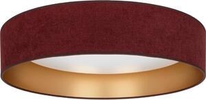Brilagi-LED димируемо осветително тяло VEL. SM. ST. 24W/230V 3000-6000K Ø 45 см бордо/златисто WT+DO