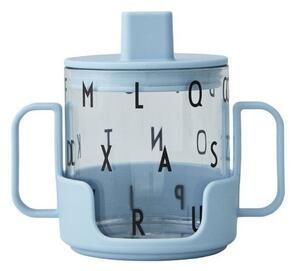 Светлосиня бебешка чаша Grow With Your Cup Grow with Your Cup - Design Letters