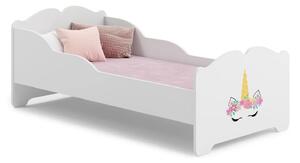 Детско легло ANNA с принт (140 х 70 см, unicorn)