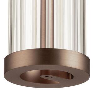 SLV LED висяща лампа Quimera, меден цвят, Ø 8 cm, CCT, Затъмняване, Мед, Дневна/трапезария, Алуминий