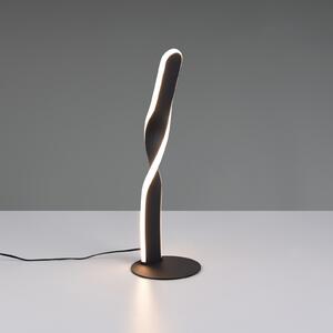 Reality Leuchten LED настолна лампа Ginko, черна матова, метал, височина 40,5 cm, Черен, Дневна/трапезария, Метал, Модерен