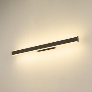 SLV LED стенна лампа за баня One Linear, 70 cm, черна, CCT, Затъмняване, Черен, Баня, Алуминий, Модерен