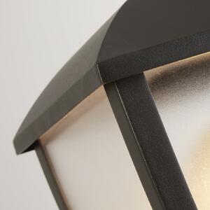 Searchlight Осветително тяло за пиедестал Seattle, IP44, черно, височина 45 cm, метал, Затъмняване, Черен, Алуминий