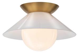 Quintiesse QN-SAUCER-FM-AB-OPAL - Таванно осветително тяло SAUCER 1xE27/40W/230V златисто