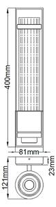 Quintiesse QN-WELLINGTON1-PC- Стенно осветително тяло за баня WELLINGTON 1xE27/60W/230V IP44 хром