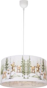 Детски полилей KIDS ROOM 1xE27/60W/230V, Ø 40 см — с животински мотив