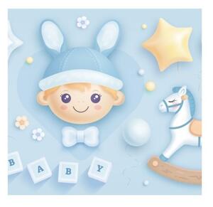 Детско таванно осветително тяло KIDS ROOM 1xE27/60W/230V, диаметър 40 см, космонавт