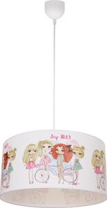 Детски полилей GIRLS VIBES 1xE27/60W/230V Ø 40 см за момичета