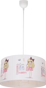 Детски полилей GIRLS VIBES 1xE27/60W/230V Ø 40 см Обичам модата