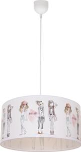 Детски полилей GIRLS VIBES 1xE27/60W/230V Ø 40 см за момичета