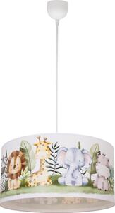 Детски полилей KIDS ROOM 1xE27/60W/230V Ø 40 см джунгла