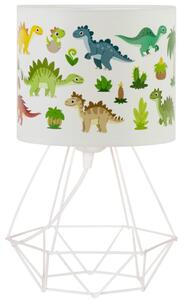 Детска настолна лампа KIDS ROOM 1xE27/60W/230V, диаметър 18 см, динозавър