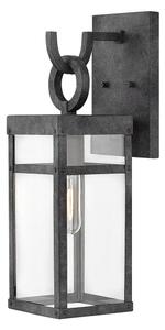 Quintiesse QN-PORTER-M-DZ - Външно стенно осветително тяло PORTER M 1xE27/60W/230V IP44 черно