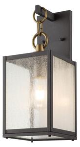 Quintiesse QN-LAHDEN2-M-WZC-Ven външна стенна лампа LAHDEN M 1xE27/60W/230V IP44 черно/златно