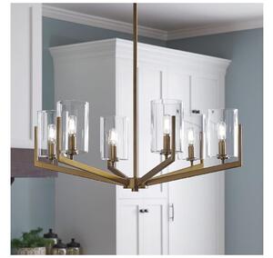 Quintiesse QN-NYE6-BNB - Полилей на тръба NYE 6xE14/40W/230V, златен