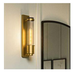 Quintiesse QN-WELLINGTON1-AB - стенено осветително тяло за баня WELLINGTON 1xE27/60W/230V IP44 златисто