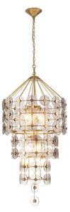 Quintiesse QN-MERIDIAN-9P-DG - Полилей на верига MERIDIAN 9xE14/40W/230V златист