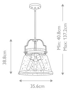 Quintiesse QN-WIMBERLEY-P-WS - Полилей на прът WIMBERLEY 3xE27/60W/230V златист